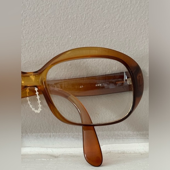 Viennaline Eyeglasses Round Oversize Orange - Picture 5 of 6